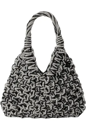 Hibourama Handbags, female, , ONE SIZE, Satin Crystal Handbag