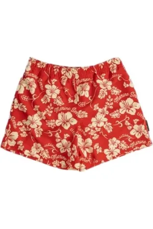 Marine Serre Hawaiian Print Swim Shorts
