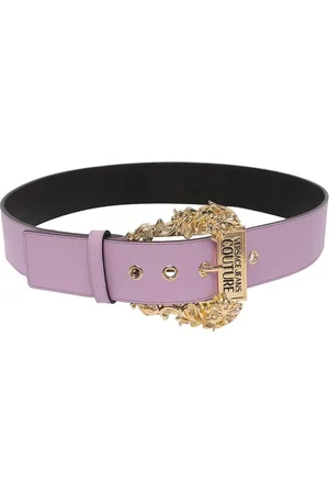 VERSACE Belts, female, , 70 CM, Lilac Belts for Stylish Outfits