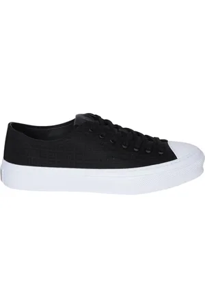 Givenchy Leather Trainers Roundtoe Rear Logo