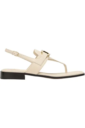 Salvatore Ferragamo Flat Sandals, female, , 2 UK, Double Gancio Ornament Sandal