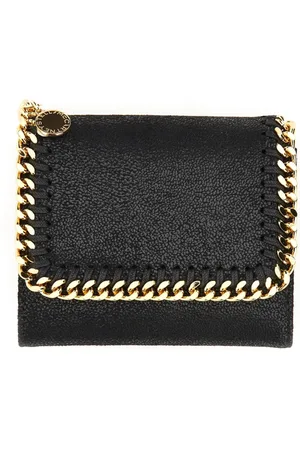 Stella McCartney Wallets & Cardholders, female, , ONE SIZE, Small Wallet with Snap Button Closure