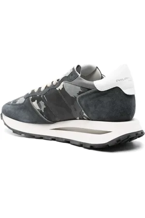 Philippe model Sneakers, male, , 11 UK, Camouflage Suede Sneaker