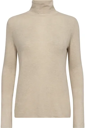 Mos Mosh Turtlenecks, female, , M, Rollneck Knit Jumper Cement