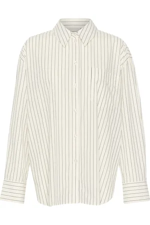 Gestuz Shirts, female, , 2XL, Classic Oversize Shirt Pinstripe