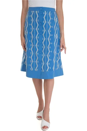 Suncoo Midi Skirts, female, , M, Flared Skirt with Front Button Closure