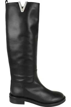 Via Roma High Boots, female, , 5 1/2 UK, Calfskin Knee-High Wedge Boot