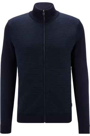 HUGO BOSS Turtlenecks, male, , 2XL, Stylish Cardigan