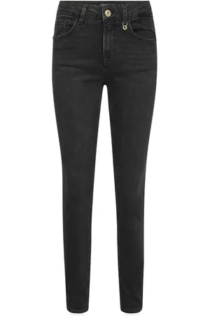 Mos Mosh Slim-fit Jeans, female, , W32, Slim-Fit Embroidered Jeans Dark Grey