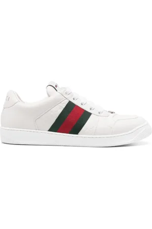 Gucci Sneakers, male, , 11 UK, Leather Trainers with Logo Details