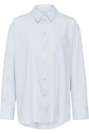 Gestuz Shirts, female, , L, Classic Oversize Shirt with Long Sleeves