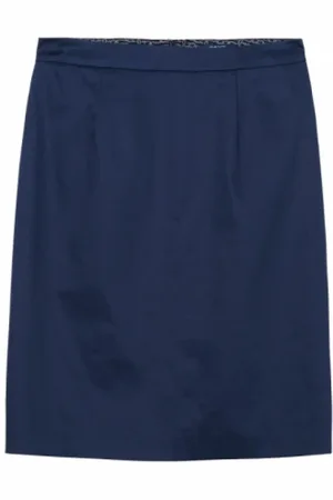 GANT Short Skirts, female, , L, Satin Stretch Skirt