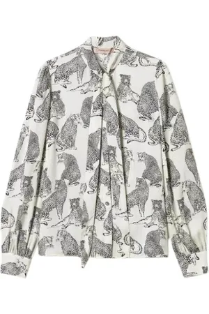 Twin-Set Jacquard Jaguar Print Shirt
