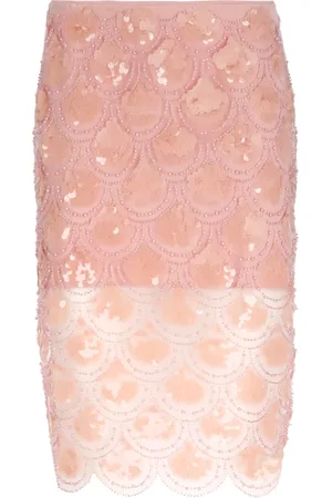 ROTATE Sequin Skirt with Rear Zip
