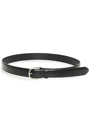 INWEAR Leather Belt with Oval Buckle