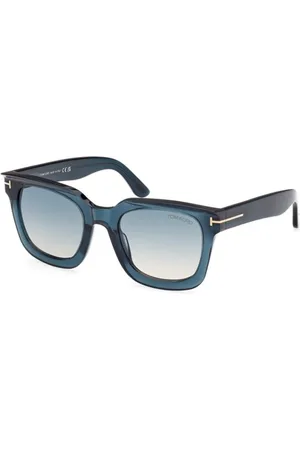 Tom Ford Sunglasses, female, , 52 MM, Gradient Green Sunglasses Leigh-02