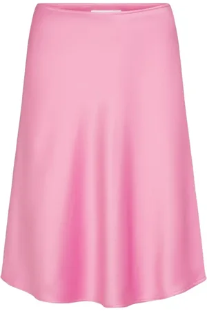 Juvia Midi Skirts, female, , XS, Satin Fluid Skirt in