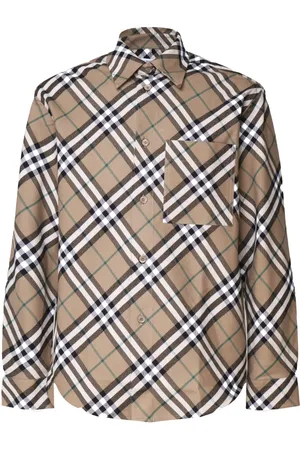 Burberry Casual Shirts, male, , XL, Vintage Check Wool Jacket with Side Pocket