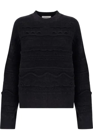 LANEUS Round-neck Knitwear, female, , XS, Round Neck Jacquard Jumper