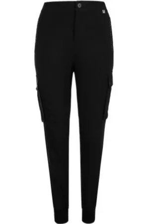 Twin-Set Slim-fit Trousers, female, , M, Cargo Trousers with ribbed cuffs