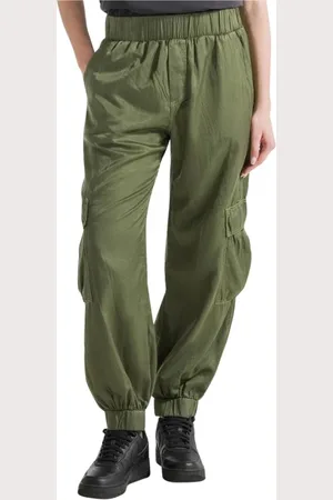 Deha Slim-fit Trousers, female, , M, Cupro and Cotton Trousers