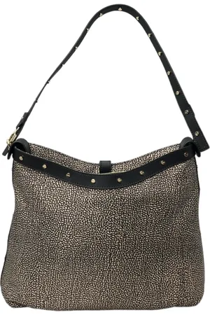 Borbonese Shoulder Bags, female, , ONE SIZE, Hobo Shoulder Bag Medium