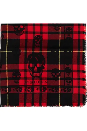 Alexander McQueen Winter Scarves, male, , ONE SIZE, Woolen scarf
