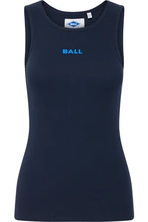 Ball Sporty Tank Top with Embroidered Logo