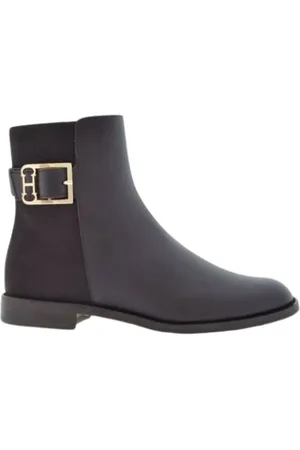 Carolina Herrera Ankle Boots, female, , 4 UK, Flat Boots with Insignia Buckle