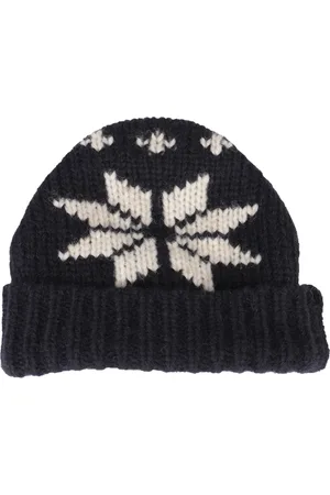Roberto Collina Beanies, unisex, , ONE SIZE, Bicolor Beanie Hat