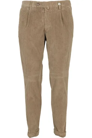 MYTHS Slim-fit Trousers, male, , S, Ribbed Velvet Top