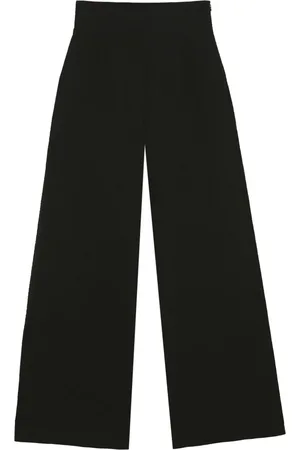 Cortana Metallic Thread Straight Leg Trousers