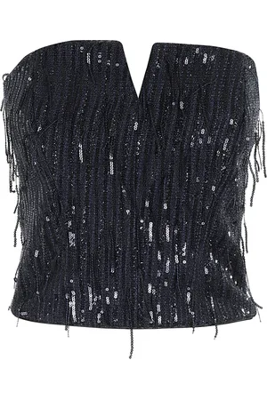 FEDERICA TOSI Sequin Bustier Top
