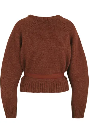 Cortana Round-neck Knitwear, female, , S, Alpaca Wool Blend Knit Jacket