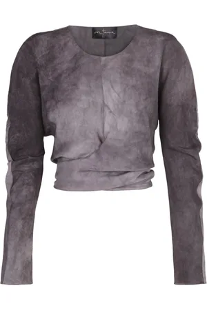Cortana Blouses, female, , XL, Lilac Silk Habotai Top