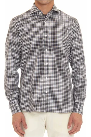 BARBA Micro Patterned Tailored Shirt