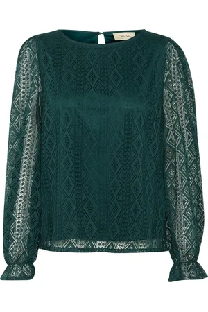 Cream Elegant Embroidered Blouse Ponderosa Pine