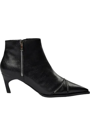 Sofie Schnoor Heeled Boots, female, , 6 UK, Elegant Leather Boots with Zipper Details