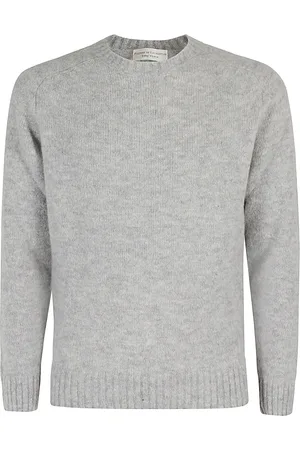 FILIPPO DE LAURENTIIS Round-neck Knitwear, male, , 2XL, Hammer Shoulder Collar Necklace