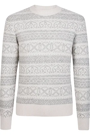 ELEVENTY Cashmere Silk Jacquard Jumper