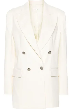 P.A.R.O.S.H. Blazers, female, , L, Cotton Blend Double-Breasted Jacket