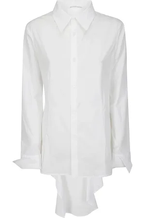 YOHJI YAMAMOTO Shirts, female, , L, Asymmetric Shoulder Cut Shirt