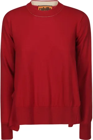 Colville Asymmetric Crew Neck Jumper with Side Opening