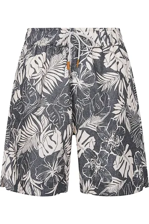 ELEVENTY Casual Shorts, male, , W31, Linen Jogger Bermuda Shorts
