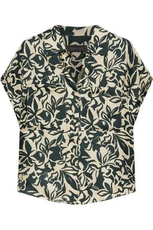 Elena Miro Printed Ecovero™ Viscose Shirt
