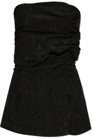 Ganni Sleeveless Tops, female, , 2XS, Off-shoulder Top