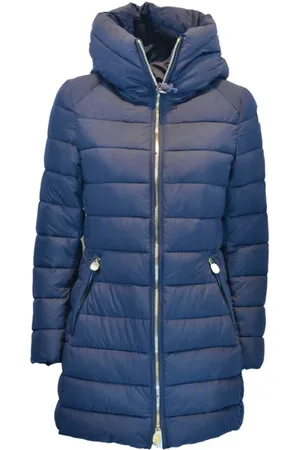 Invicta Long Puffer Jacket with Hood