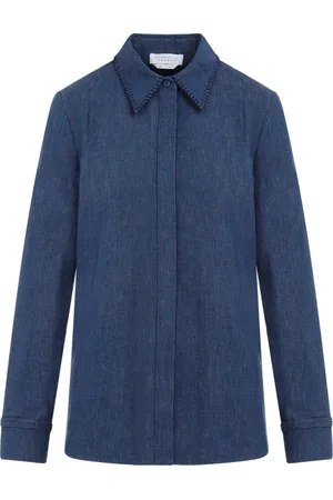 GABRIELA HEARST Denim Shirts, female, , S, Denim Cruz Shirt