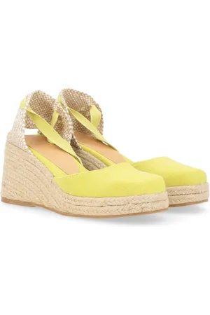 Castaner Wedges, female, , 3 UK, Canvas Espadrille Wedge Sandal