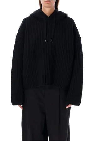 JUNYA WATANABE Hoodies, female, , M, Ribbed Knit Oversized Hoodie